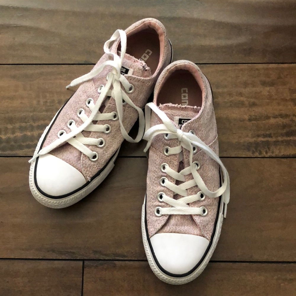 Pink Converse All Star shoes